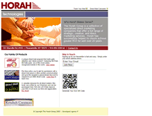 Tablet Screenshot of horah.com